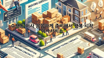 수색동 이사, 꼼꼼하게 준비해서 행복 시작! 🏡 #이사서비스